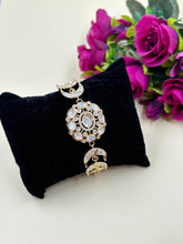 Abhira Polki Bracelet With Adjustable Chain | Girls Bracelet